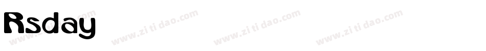 Rsdaytona Wd字体转换